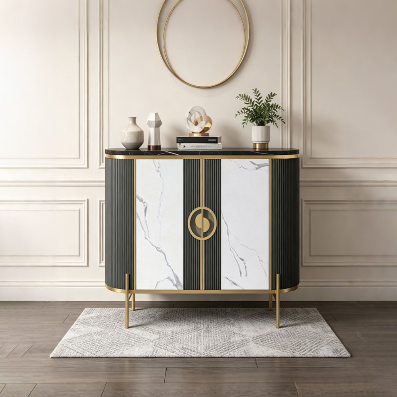 Buffet décoratif Modern Luxury, White/Black