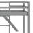 Twin Size L-Shaped Loft Bed With Slide, Ladder And Safety Guardrail-1342805531