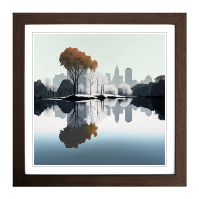 Central Park Minimalism - Framed Print