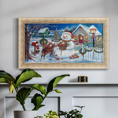 Winter Gathering - Reproduction de photo sur toile