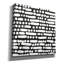  «Cross Current Square Up 2 Bw» par Cheryl Warrick, art mural sur toile, 12 po x 12 po