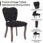 Ensemble de salle à manger ovale en bois avec chaise rembourrée-1874463434-1874463430