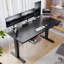 Electric Standing Desk Wide Desktop Height Adjustable Standing Desk With Drawer&Hooks-229180462-229180461-229207507