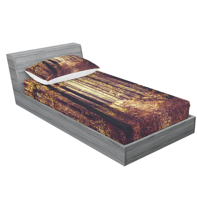 Microfiber Sheet Set, Twin Sheet Set with Fitted Sheet