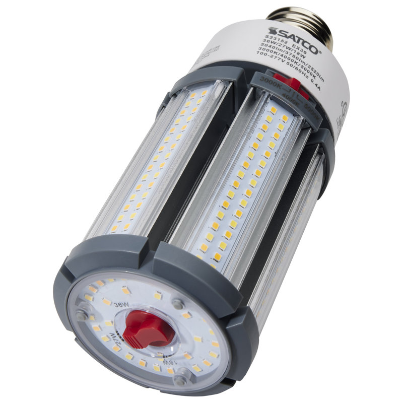 Épi de maïs DEL, ampoule à intensité variable, CCT sélectionnable, EX39 / base à bosses allongée