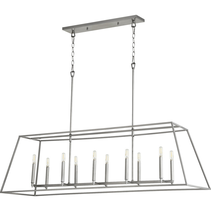 Arletta 10 - Light Lantern Pendant, Classic Nickel