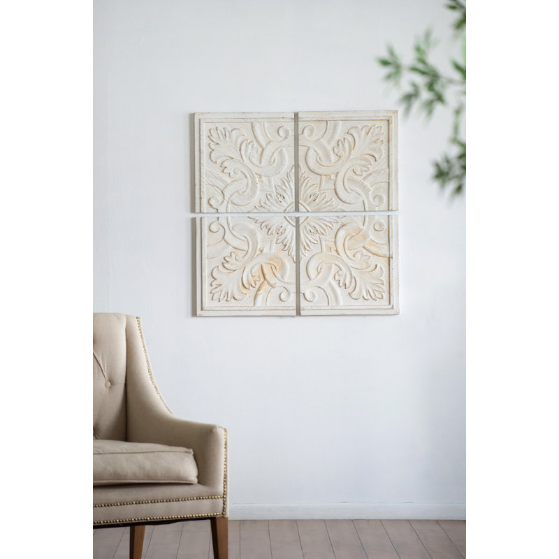 Panneaux muraux en bois vieilli pour le salon