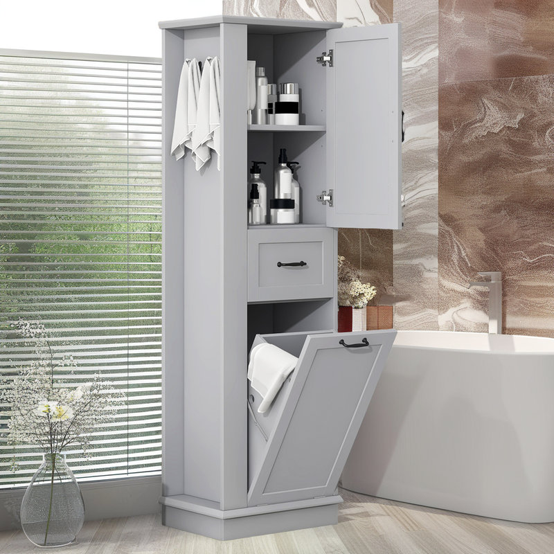 Bathroom Storage Cabinet with Adjustable Shelves?, Natural
