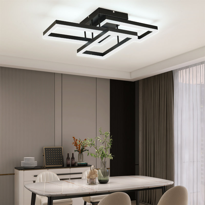 Gangolf Acrylic LED Semi Flush Mount