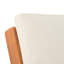Fauteuils club d'extérieur en bois avec coussins bruns -, eau, siège à lattes ouvertes, capacité de poids de 300 lb, l 26,24 po x P 31,57 po H 2