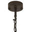 Lustre cylindrique 6 lumières lanterne Cathryn