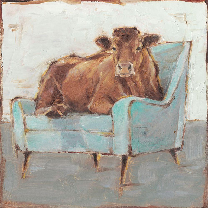 Art sur toile tendue par August Grove® Harper, Ethan Gallery, Moo, ving In IV, H 36 po x l 36 po
