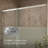Sliding Shower Door, 75-1/2-In H X 68-1/4 - 71-5/8-In W, With Heavy 5/16-In Thick Crystal Clear Glass With Privacy Band-69281722
