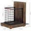 Modern Rustic Wood Non-Skid Bookends