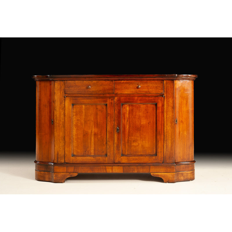 Handcrafted Italian Solid Walnut Sideboard