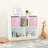 Bookcase With Collapsible Fabric Drawers