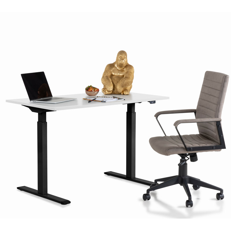 Desk Office Smart, 120cm H x 120cm W x 70cm D, White