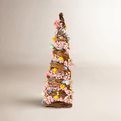 Easter Egg Twig Tabletop Tree