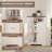 Corner Storage Cabinet, Farmhouse Small Floor Corner Cabinet with Door and Adjustable Shelf, Narrow Cabinet Organizer for Bathroom,Pantry, Living Room, Kitchen