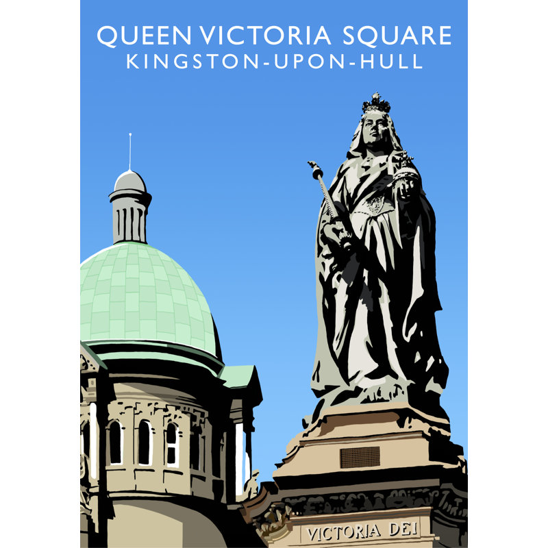 'Queen Victoria Square' by Richard O'Neil - Print, No Frame, 40 cm H x 30 cm W x 1 cm D