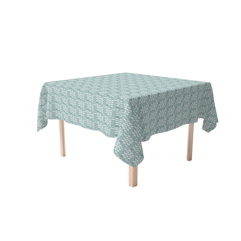 Fabric Textile Products, Inc. Square Tablecloth, 100% Cotton, 60X60", Abstract Background Design