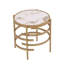 Table d'appoint, petite table de bout en pierre frittée Pandora, l 20,67 po x P 20,67 po x H 21,65 po-288598805