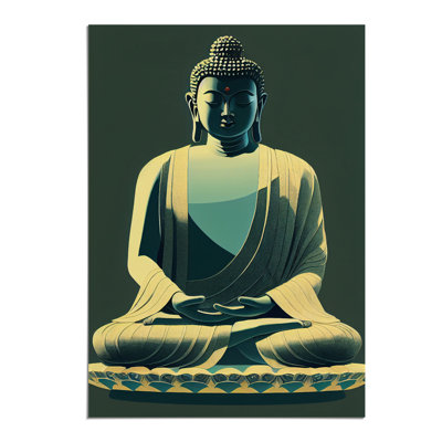 Paradise with Buddha - Wall Art