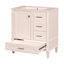 Ensemble de meuble-lavabo 30 po, ensemble d'armoire de salle de bain avec lavabo, armoire de rangement avec porte à fermeture douce et 3 tiroirs-111123677