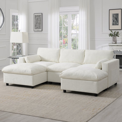 Canapé modulaire 86,5 po Chenille