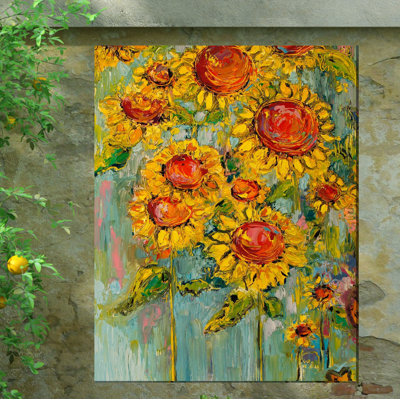 Décoration murale d’extérieur coeurs et fleurs Vihaan