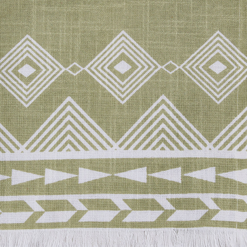  Ensemble de 4 serviettes de table June Diamond, Vert
