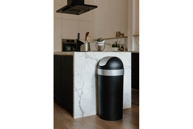 Venti Swing-Top 16.5 Gallon Kitchen Trash Large, 35-Inch Tall Garbage Can  Indoor