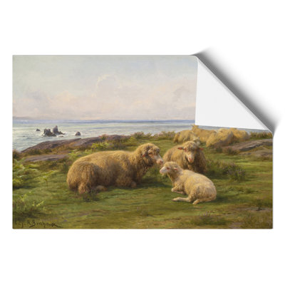 Sheep by the Sea by Rosa Bonheur - Frameless Print