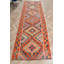 Tapis turc Kilim fabriqué à la main en laine rétro avec motif géométrique Boho pour une touche d'élégance dans votre espace de vie