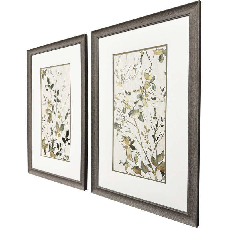 Neutral Green Framed Art