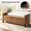 Banc de rangement en bois massif Dezaria-1415969452