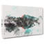 Mountain Reflection in France Watercolour - Wrapped Canvas-56661111