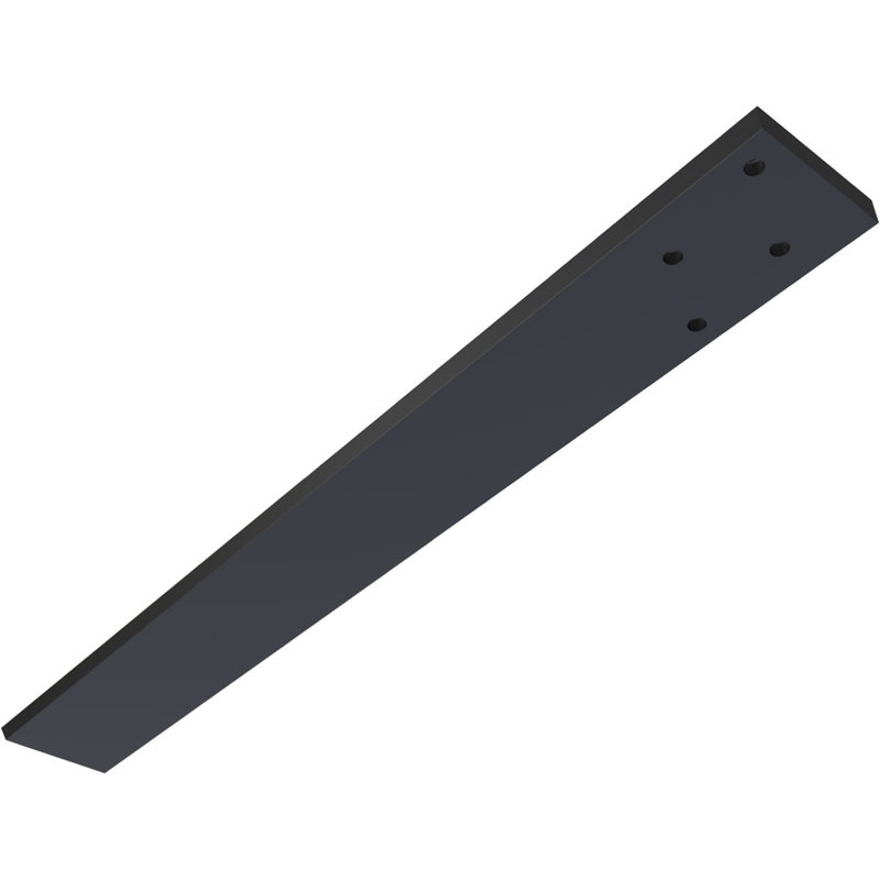 Support flottant dissimulé en acier robuste, H 22 po x l 0,5 po x P 2,5 po