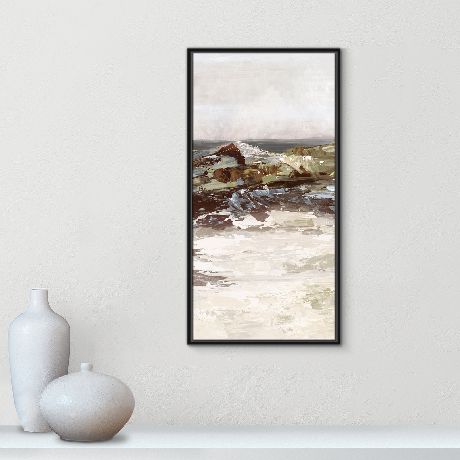 Conan "Stoney Peak" Print, 37.5" H x 19.5" W, Black