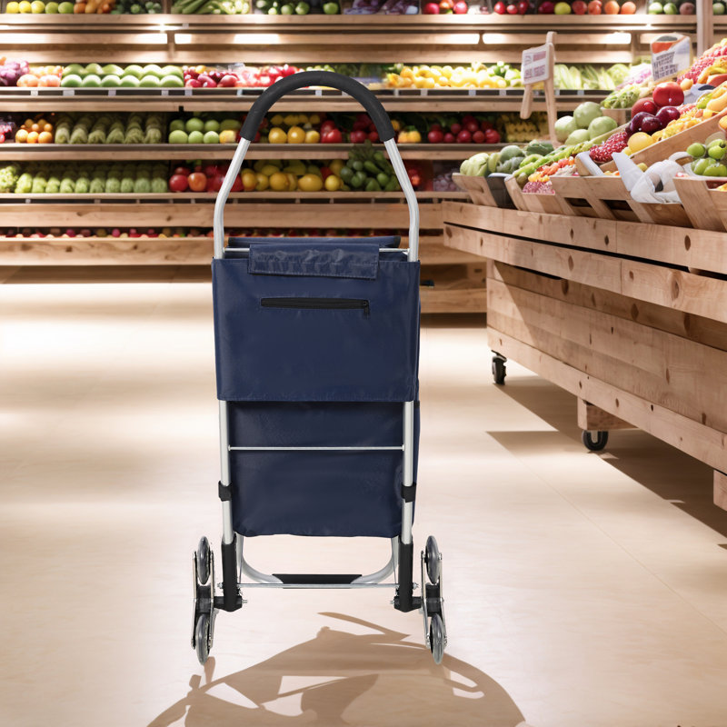 Utility Cart With Wheels, Blue