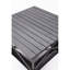 Table d'extérieur pliante 1 pièce avec sac de transport, table carrée enroulable en aluminium