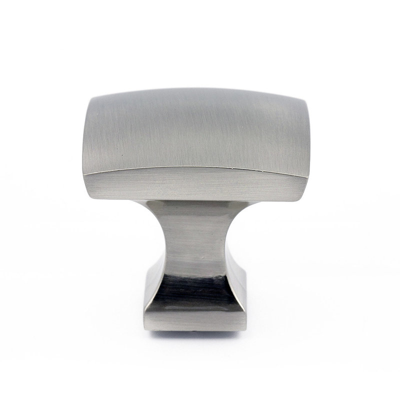 Expression Square Knob, Brushed Nickel