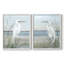 Impression encadrée Summertime Heron I-Premium - prêt à être accroché - aucun clou requis - aucun clou requis-438304489-438304511
