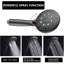 Matte Black Shower Head With Handheld - 6 Spray Patterns, 1.8 Gpm Flow Rate, All Metal, Swivel Spout & Tub Included High Functions, Hand Shower, Gpm, Corrosion , Wall Mounted Hose Arm