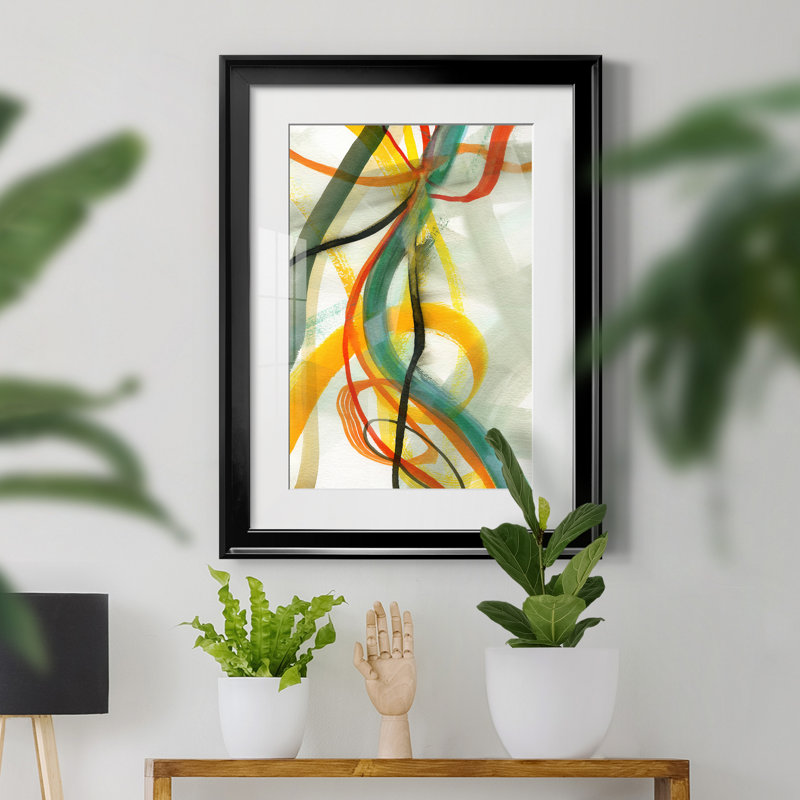 «Window Drama I» par Susan Jill - reproduction d'art sur papier encadrée, H 18,5 po x l 24,5 po x P 1,5 po, Cadre noir