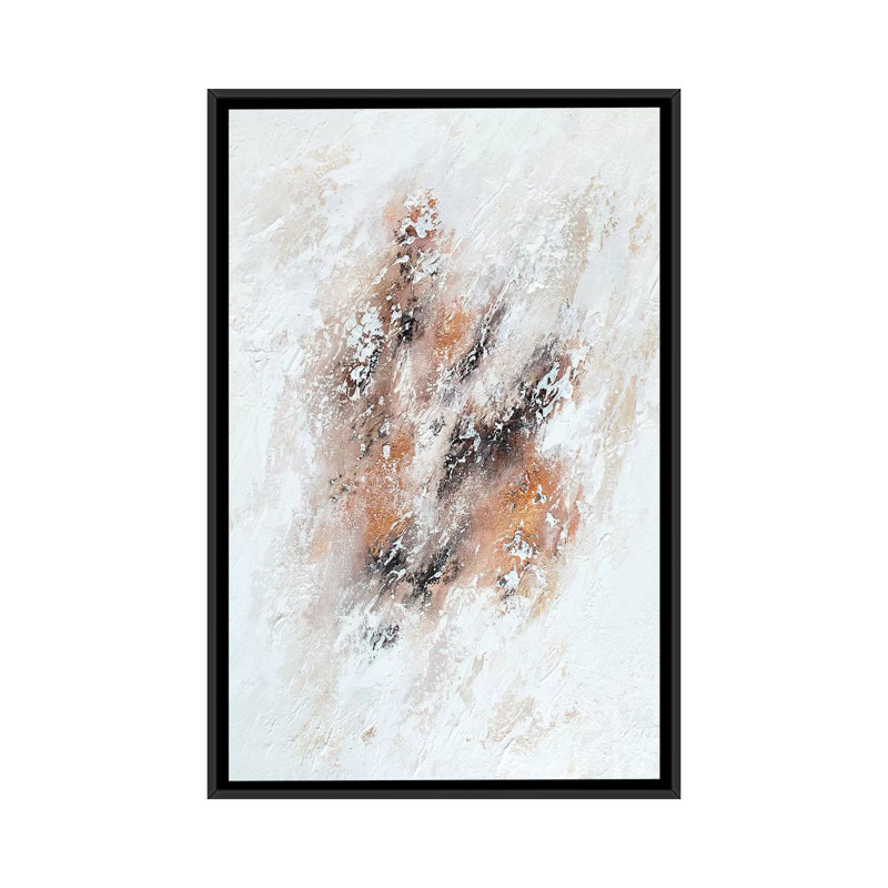 Snow Storm - Print on Canvas, Black Framed, 101.6 cm H x 66.04 cm W