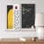 Toile avec cadre blanc