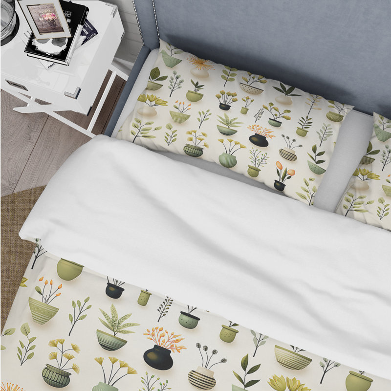Ensemble de housse de couette en microfibre Ambrogio, Housse de couette pour grand lit et 2 taies décor