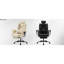 Chaise de bureau beige de haute qualité avec caractéristiques ergonomiques, support de ressort et repose-pieds extensible pour ordinateur portable de 200 kg, coussin lombaire, réglable pour l'espace de travail-1580727657