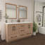 Meuble-lavabo double 58,9 po avec plateau en acrylique Victoria-98195151